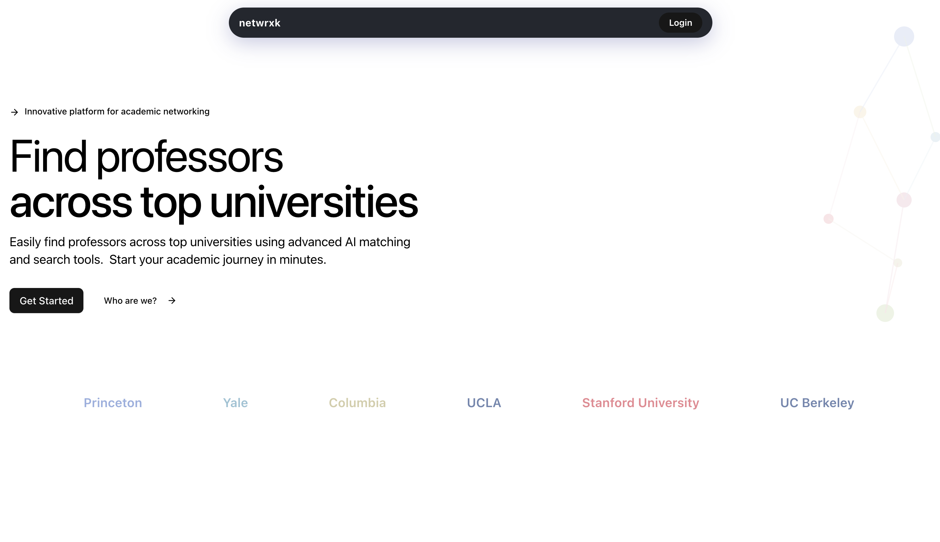 netwrxk landing exploration